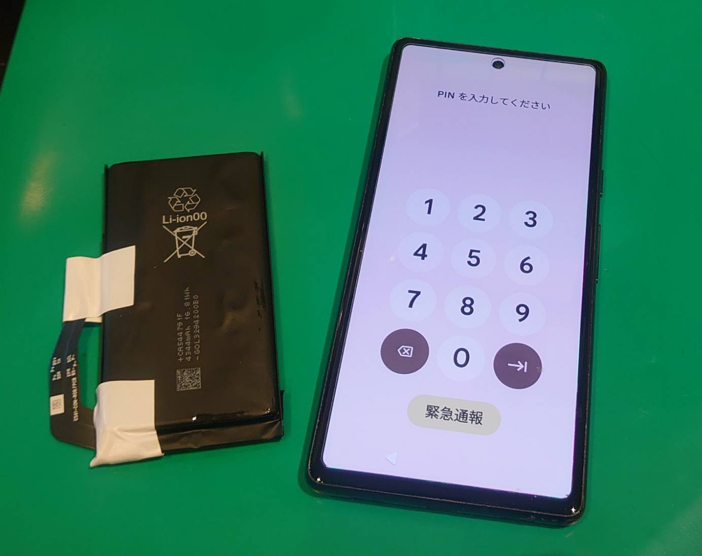 GooglePixel7a（グーグルピクセル7エー）のバッテリー交換【スマホ修理工房 調布パルコ店】