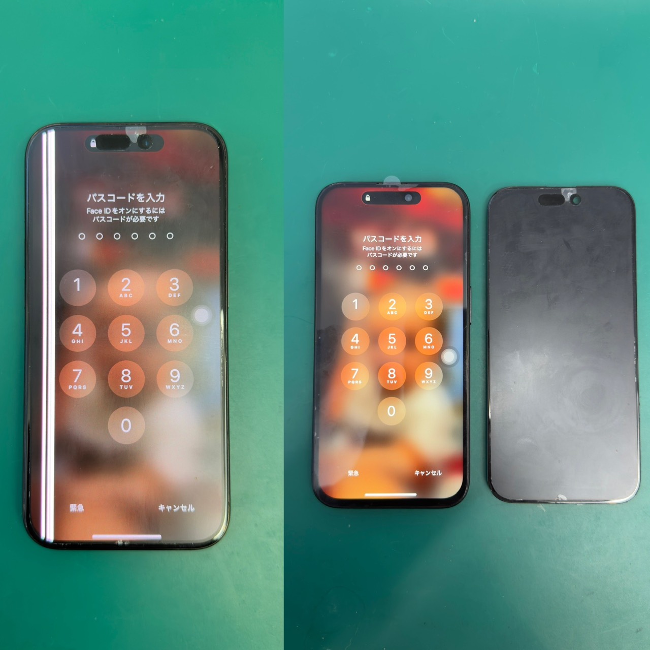 iPhone15Pro(アイフォーン15Pro)液晶破損＆タッチ不良による画面交換【登戸・向ヶ丘遊園店】