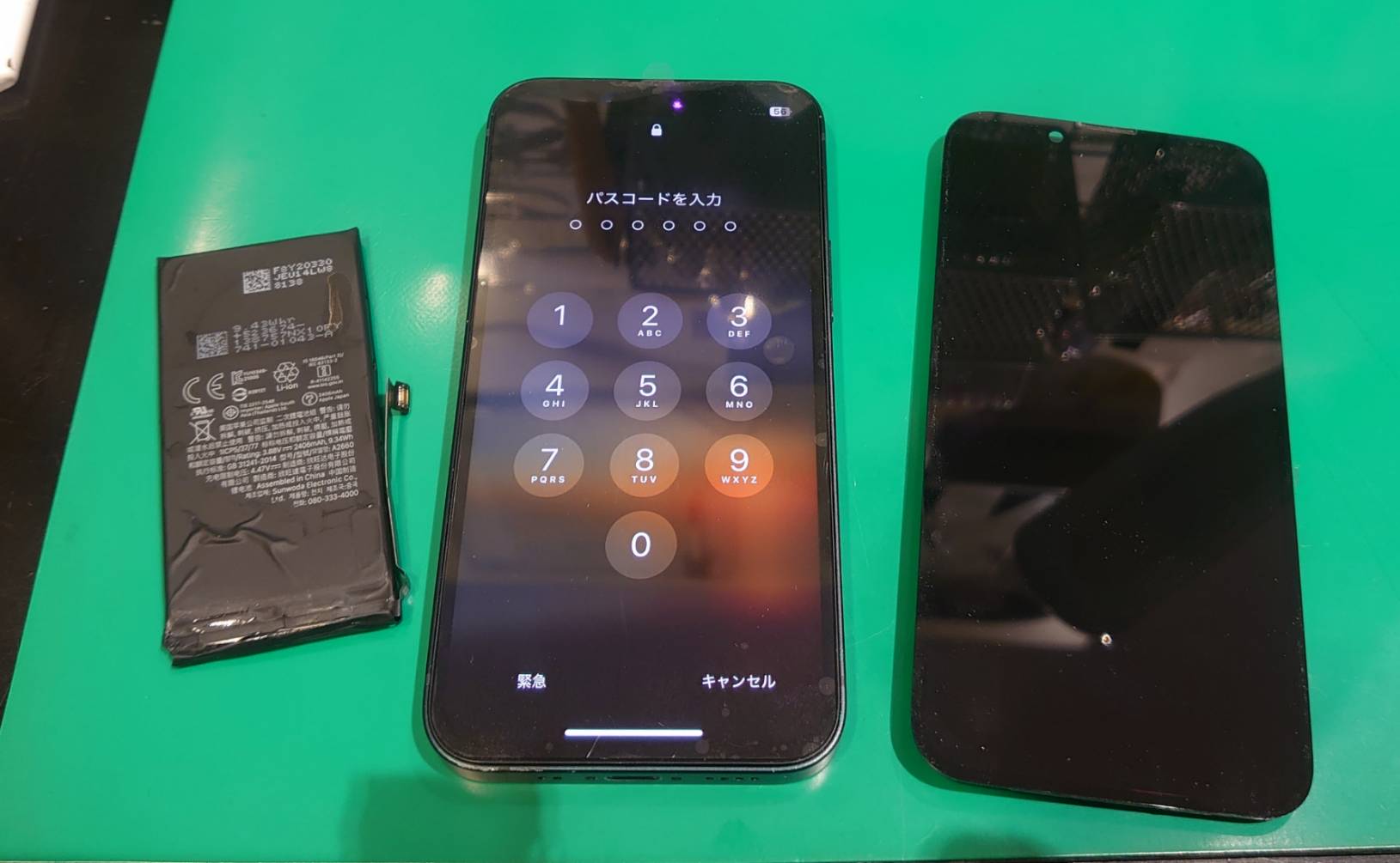 iPhone13mini　起動が出来ない端末がパーツ交換で復活！【スマホ修理工房 調布パルコ店】