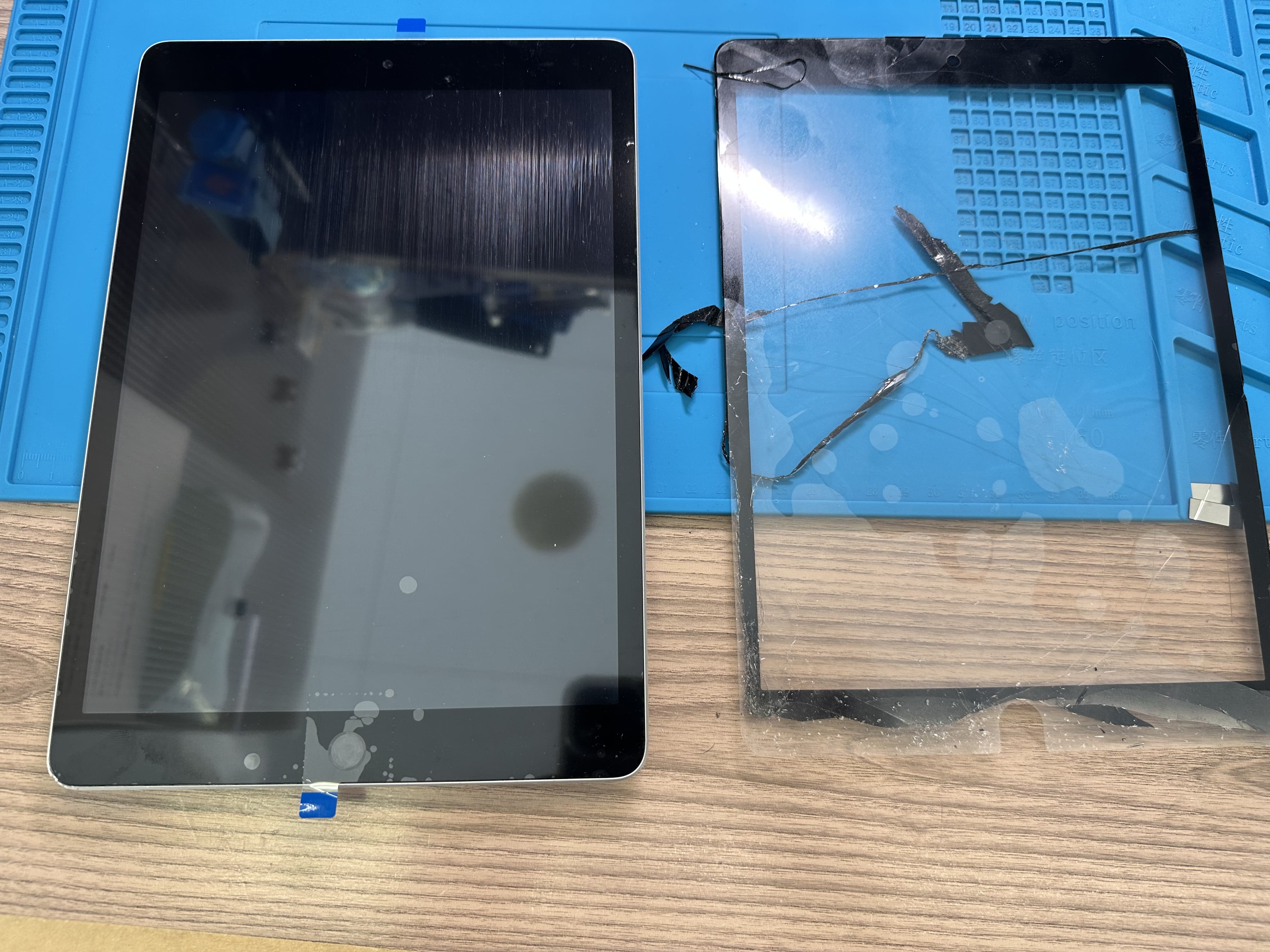【iPad 9】ガラスが割れた、タッチが効かないそんな時はスマホ修理工房カインズ前橋吉岡店へ！