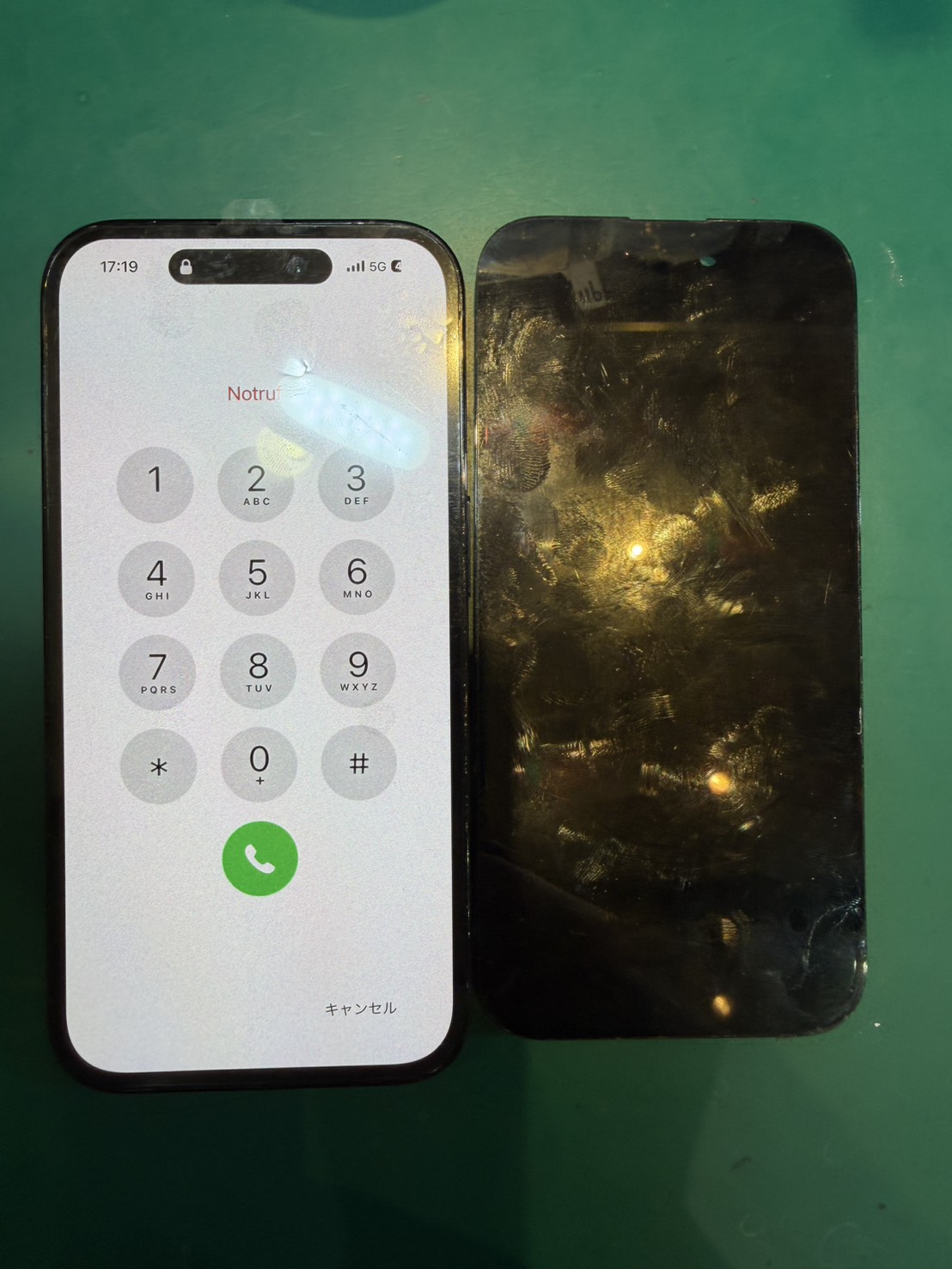 操作不可なiPhone15画面修理を行いました！【スマホ修理工房ミーツ国分寺店】