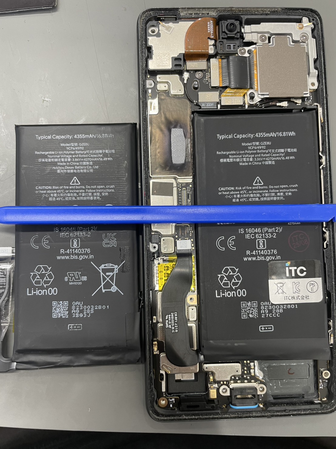 Google　Pixel7a　バッテリー交換の修理を承りました-スマホ修理工房和光駅北口店-