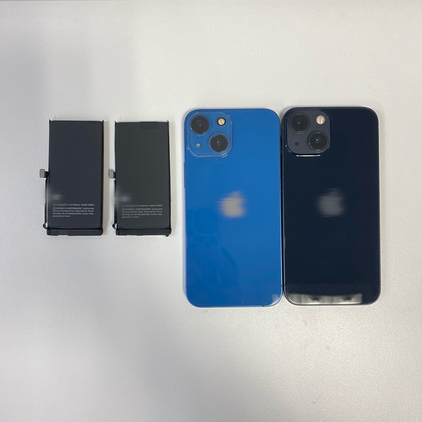 iPhone13miniバッテリー交換（アイフォン）