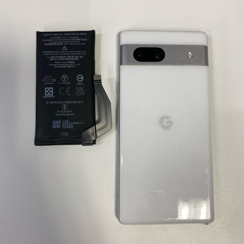 GooglePixel7aバッテリー交換（グーグルピクセル）