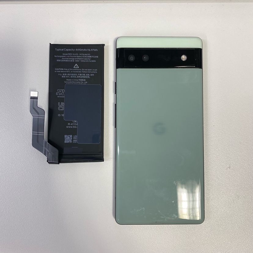 GooglePixel6aバッテリー交換（グーグルピクセル）