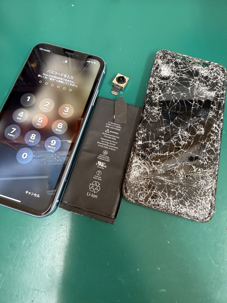 意外と多い車に轢かれたスマホ修理【スマホ修理工房熊谷店】