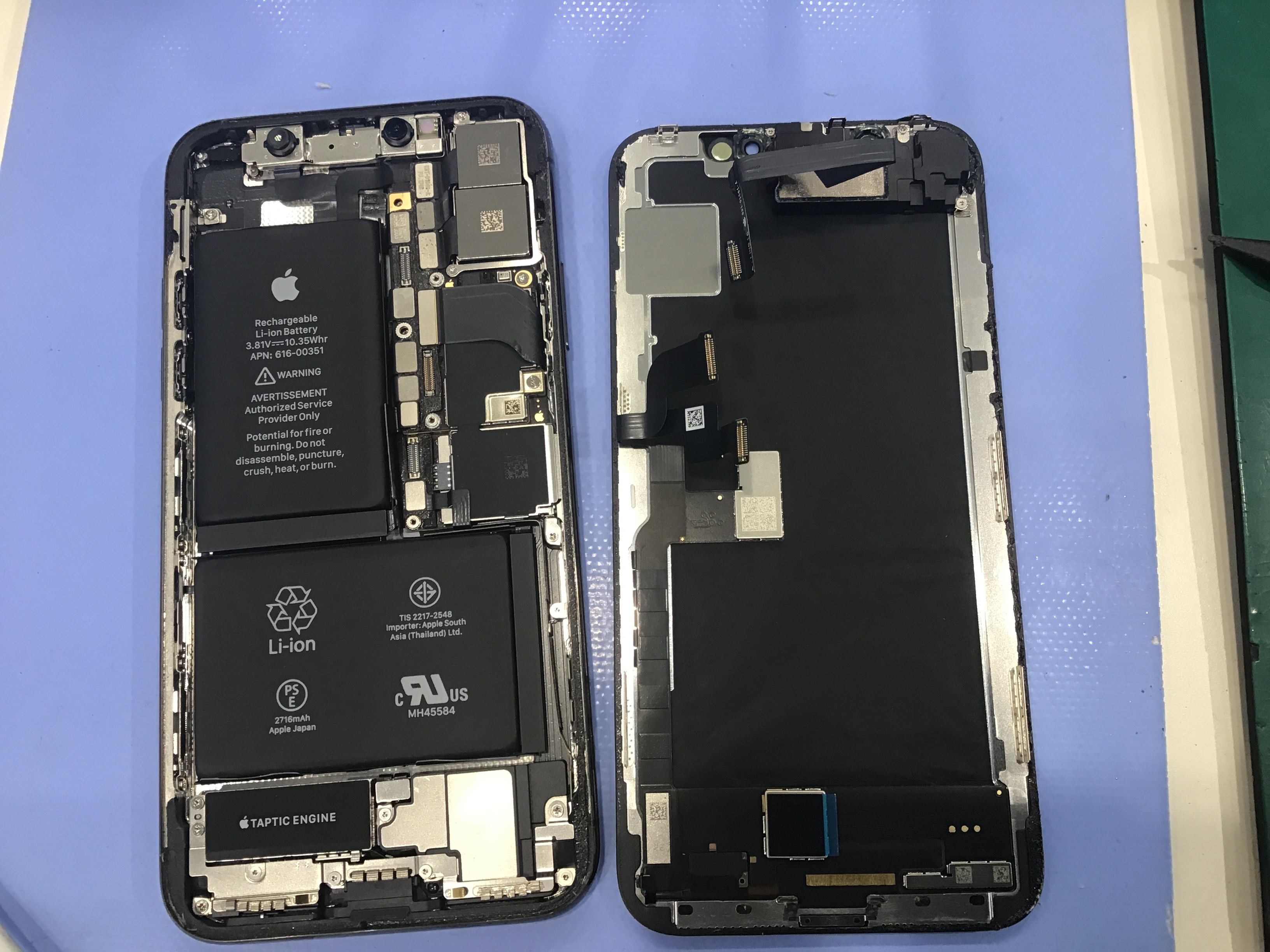 iPhoneXSのバッテリー交換は、データそのまま・即日修理のスマホ修理 