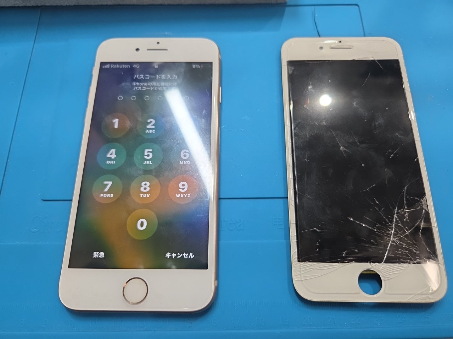 iPhone8(アイフォン8)の画面割れ修理なら【スマホ修理工房 池袋P'パルコ本店】にお任せください！