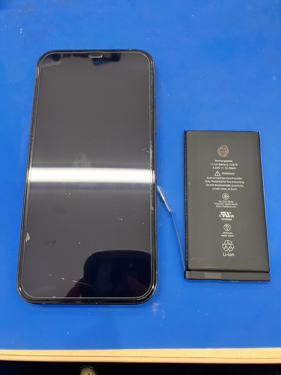 iPhone12のバッテリー交換を行いました！　-スマホ修理工房和光駅前店-