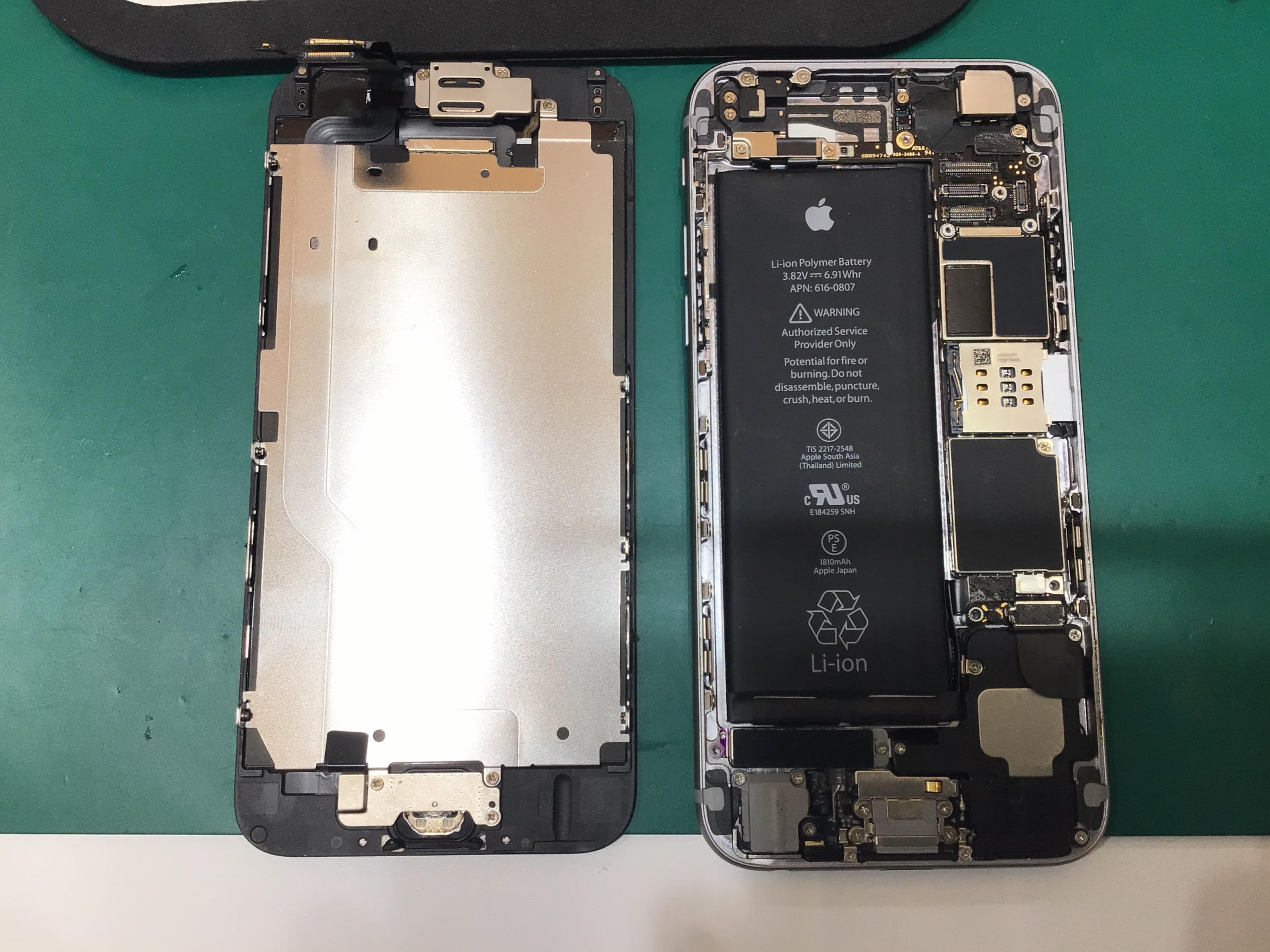 iPhone6バッテリー修理　データをそのまま・最短即日修理のスマホ修理工房イーアス高尾店にご相談下さい！