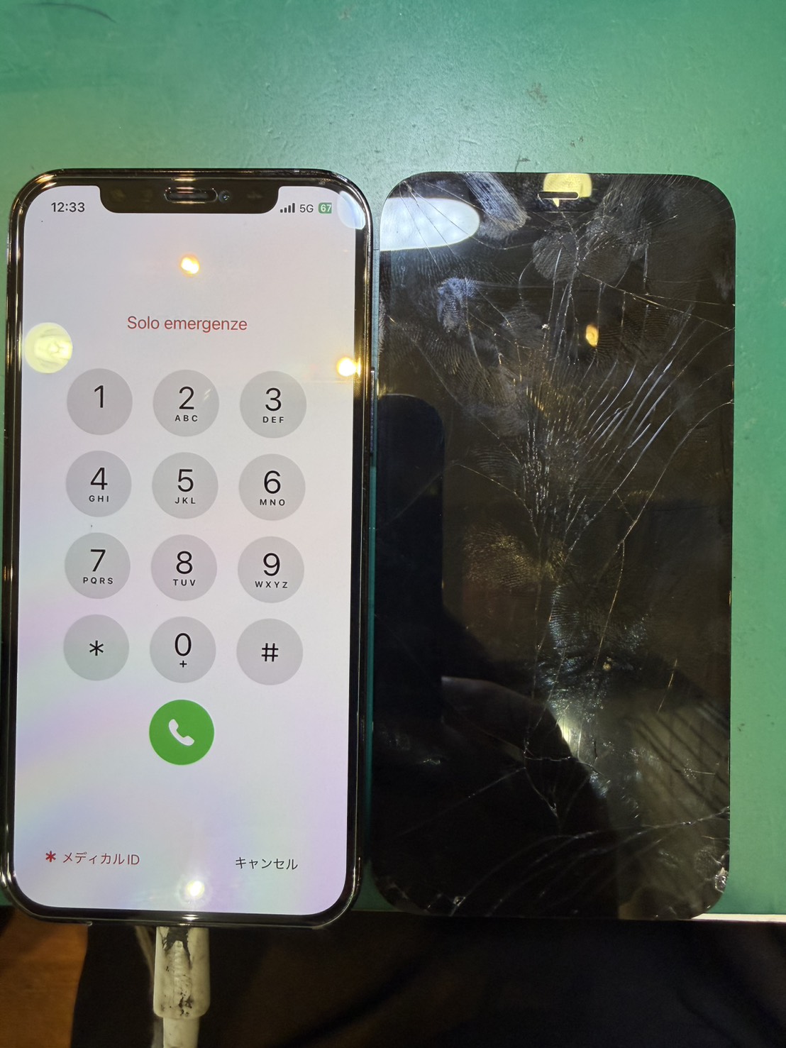 画面が割れてしまったiPhone12Pro修理を行いました！【スマホ修理工房荻窪タウンセブン店】