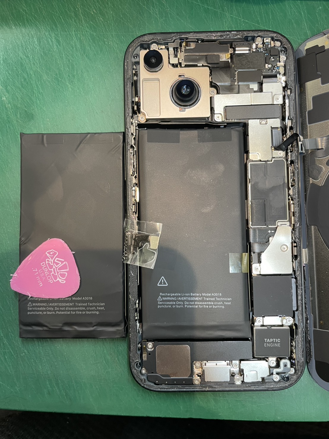 iPhone15のバッテリー交換の修理を承りました-スマホ修理工房和光駅北口店-