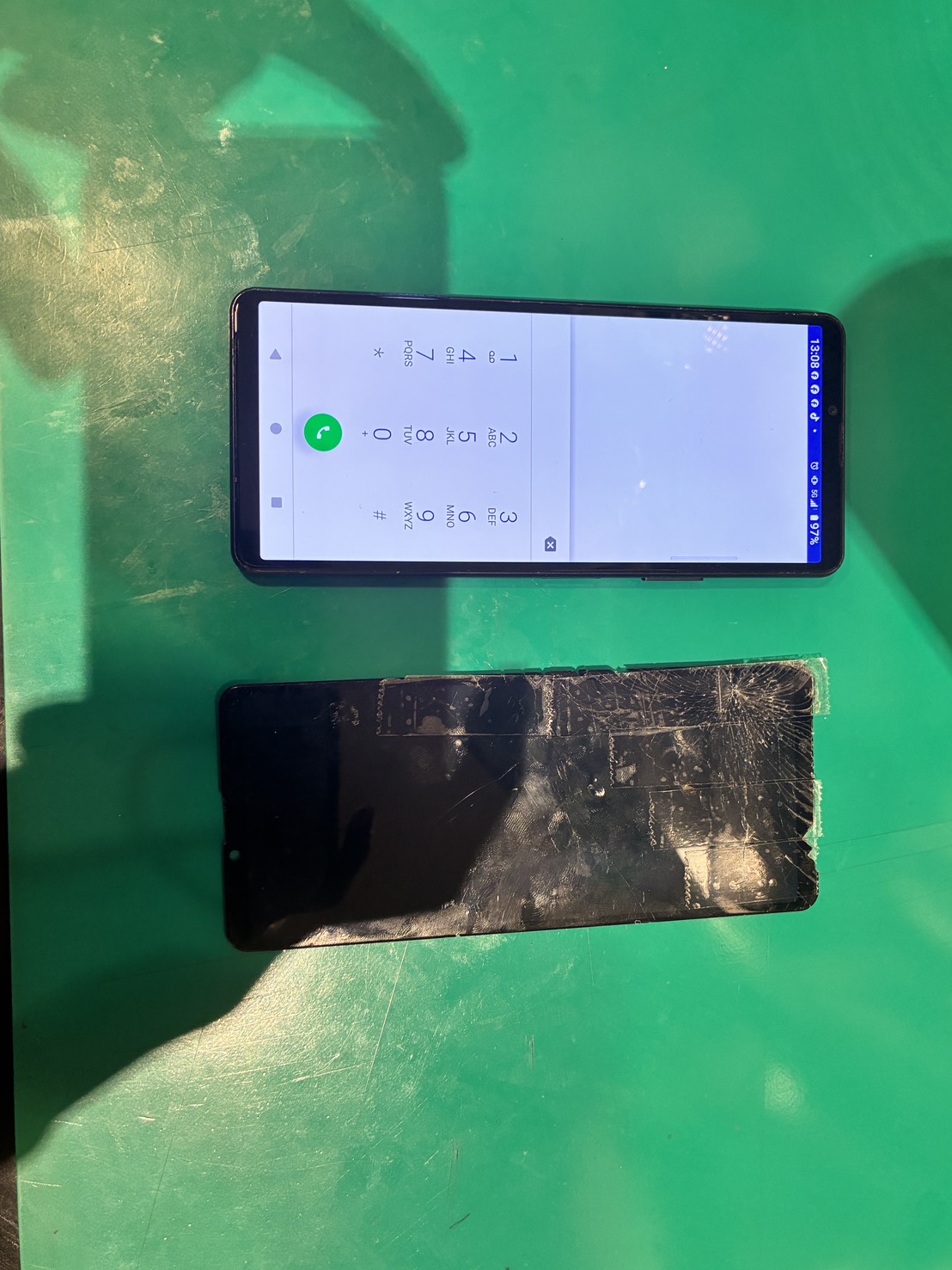 割れたXperia 10 Ⅳの画面を交換しました！【スマホ修理工房 調布パルコ店】