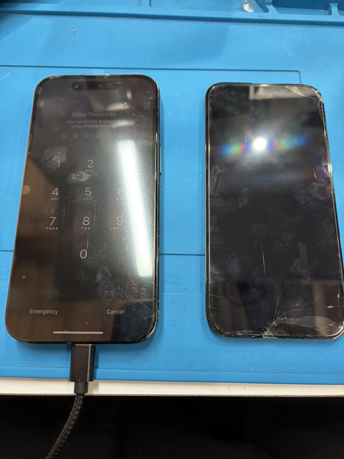 iPhone15の画面割れ修理なら【スマホ修理工房 池袋P'パルコ本店