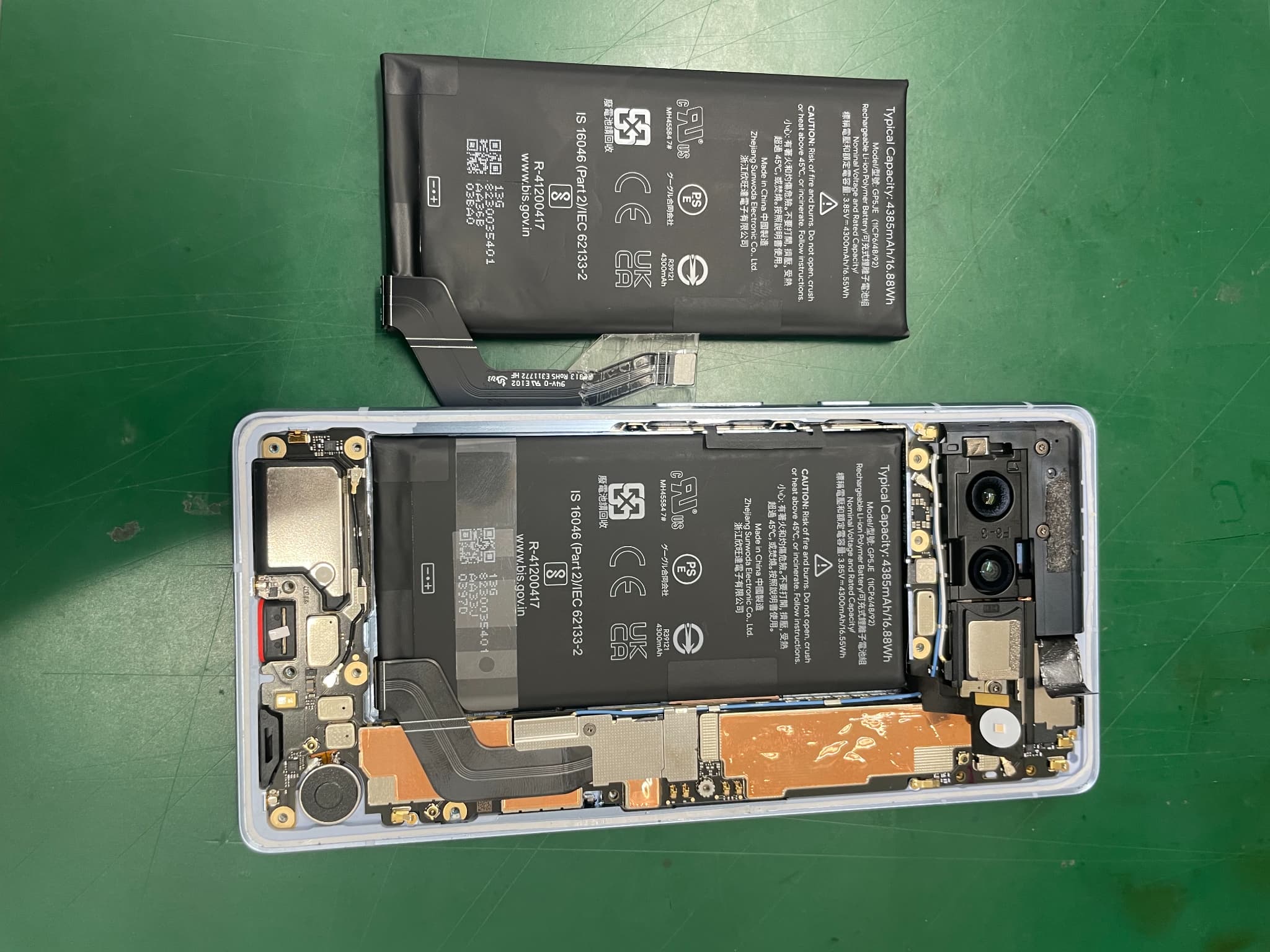 Googlepixel7aのバッテリー交換の修理を受け付けました