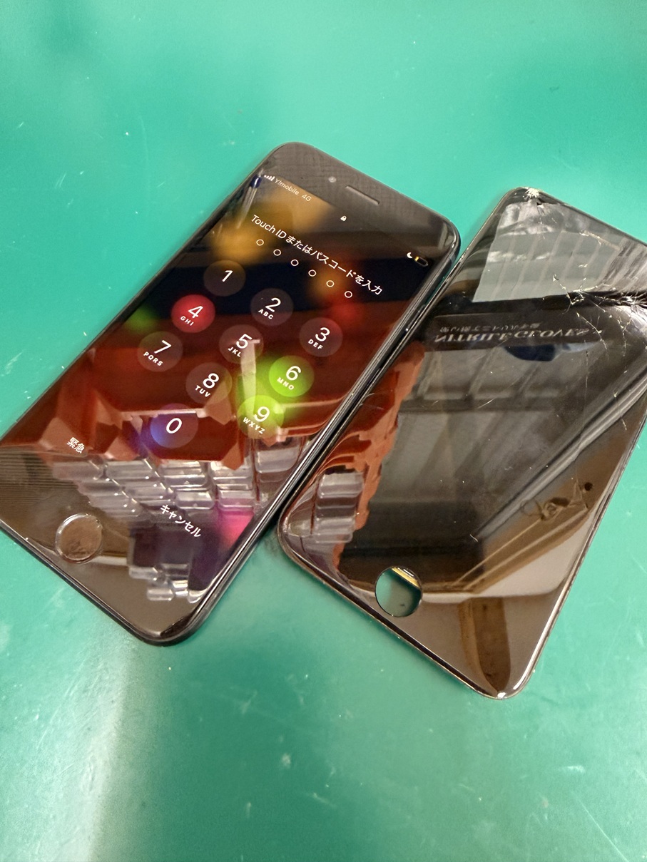 iPhoneSE画面修理