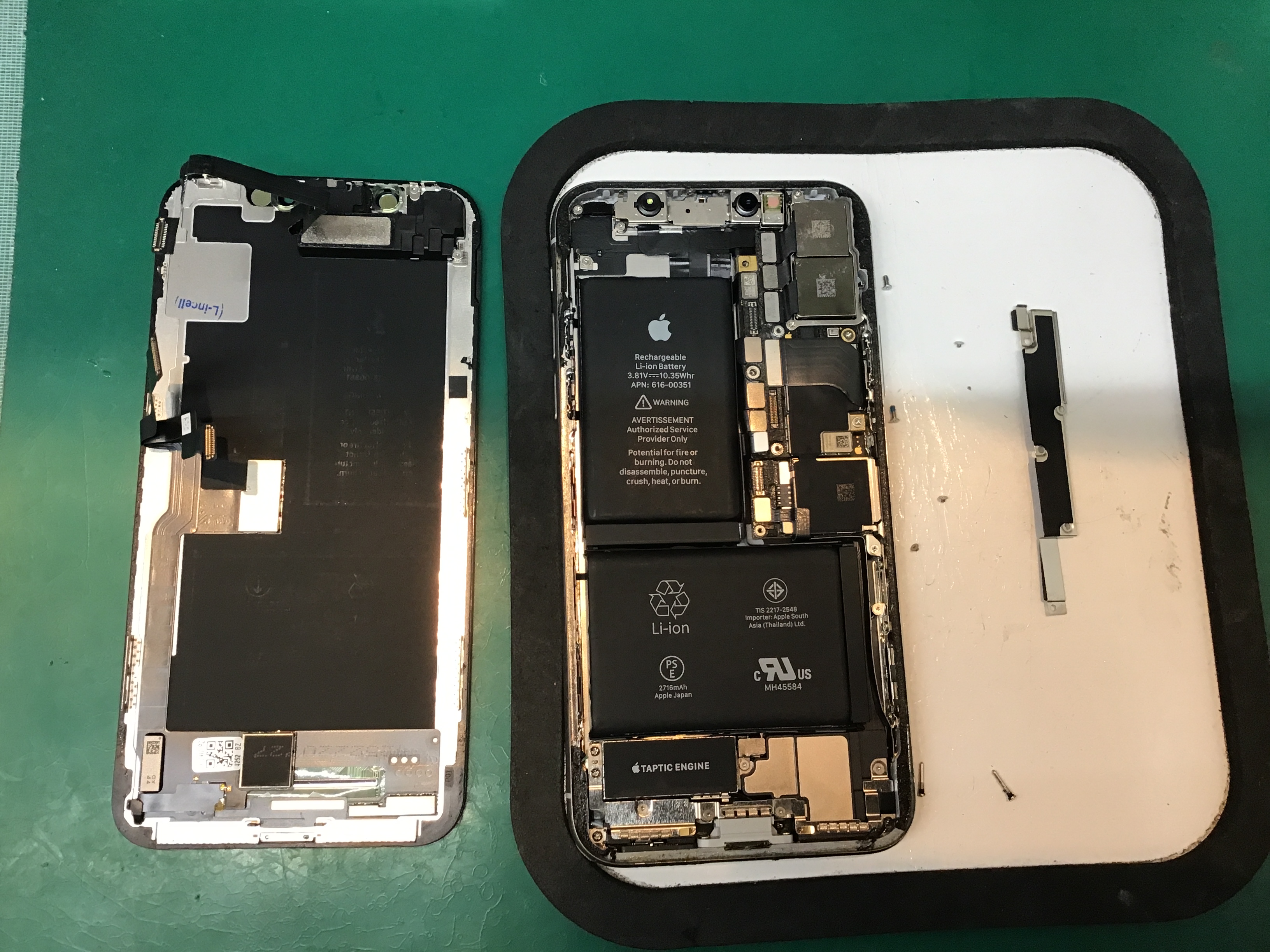 iPhoneXのバッテリー交換は、データそのまま・即日修理のスマホ修理工房京王聖蹟桜ヶ丘ショッピングセンターB館店へ！