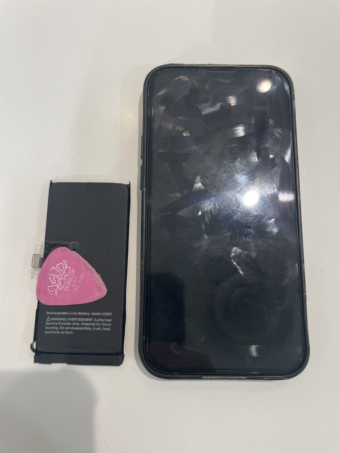 iPhone13miniのバッテリー交換対応を承りました。-スマホ修理工房和光駅前店-