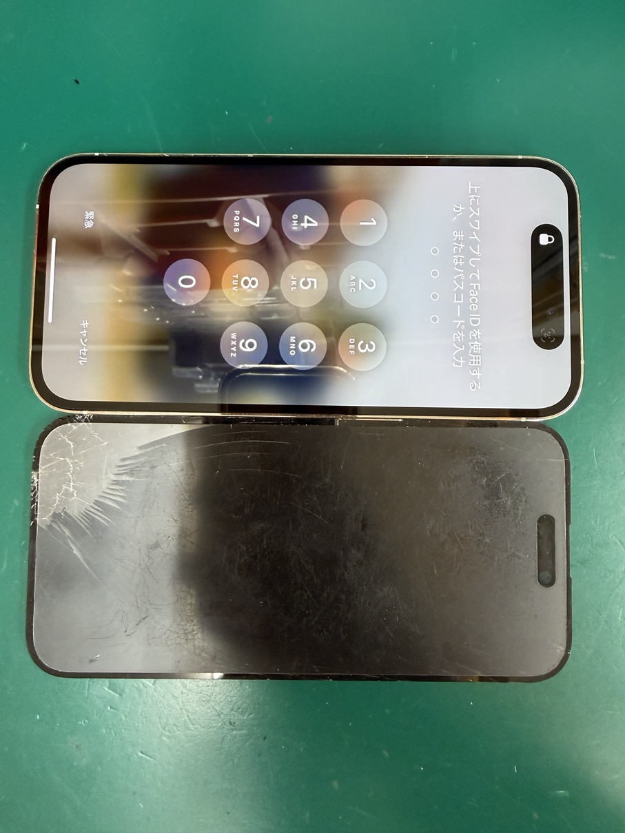 画面割れ修理【スマホ修理工房熊谷店】