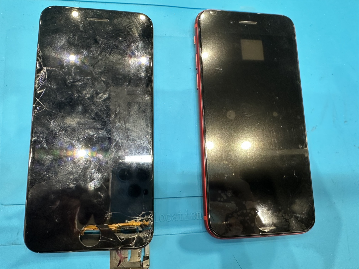 iPhone SE2（アイフォン）の画面割れはスマホ修理工房イオンモール福岡店で即日修理可能です！