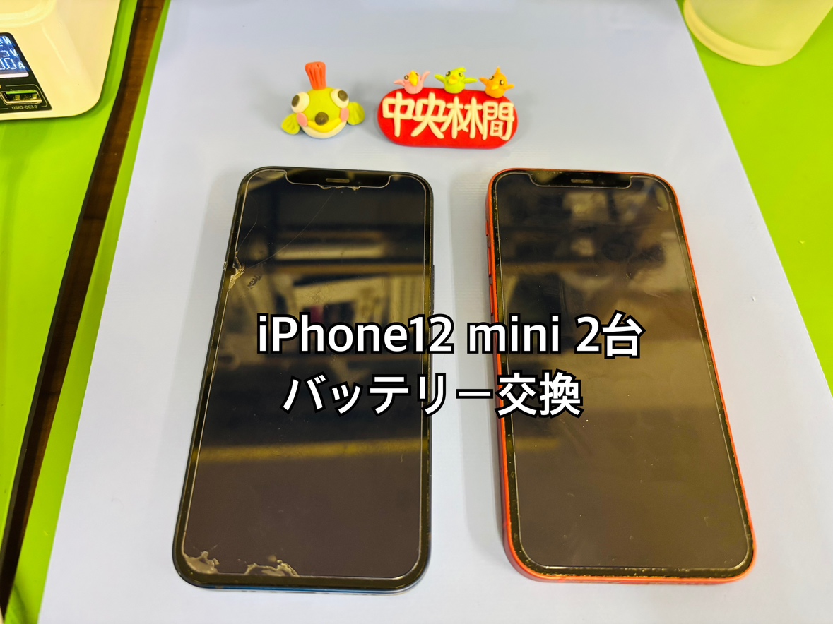 【中央林間店】12miniのバッテリー交換２台