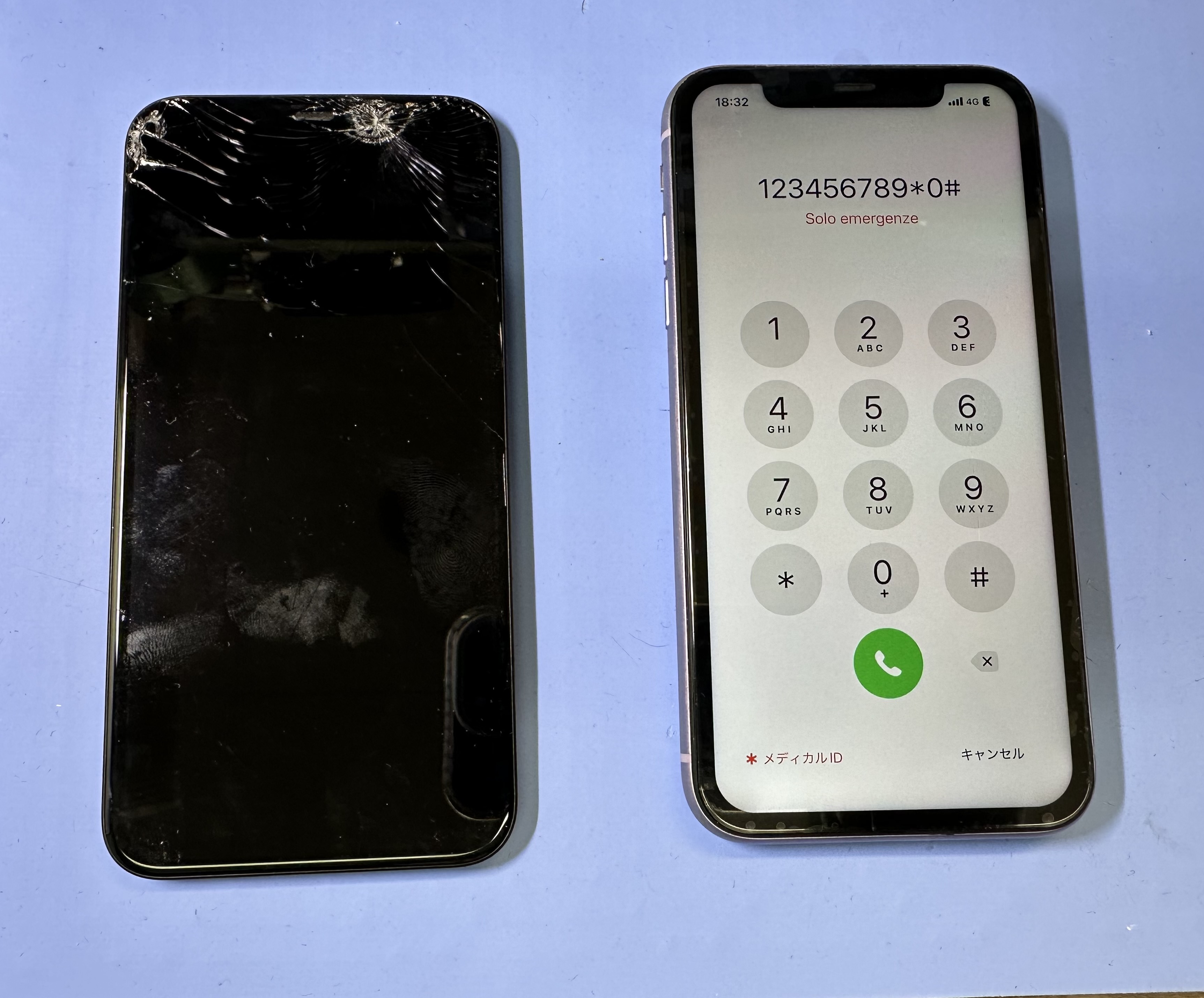 【iPhone11】ガラスが割れ、タッチが効かない時はスマホ修理工房カインズ前橋吉岡店へ！