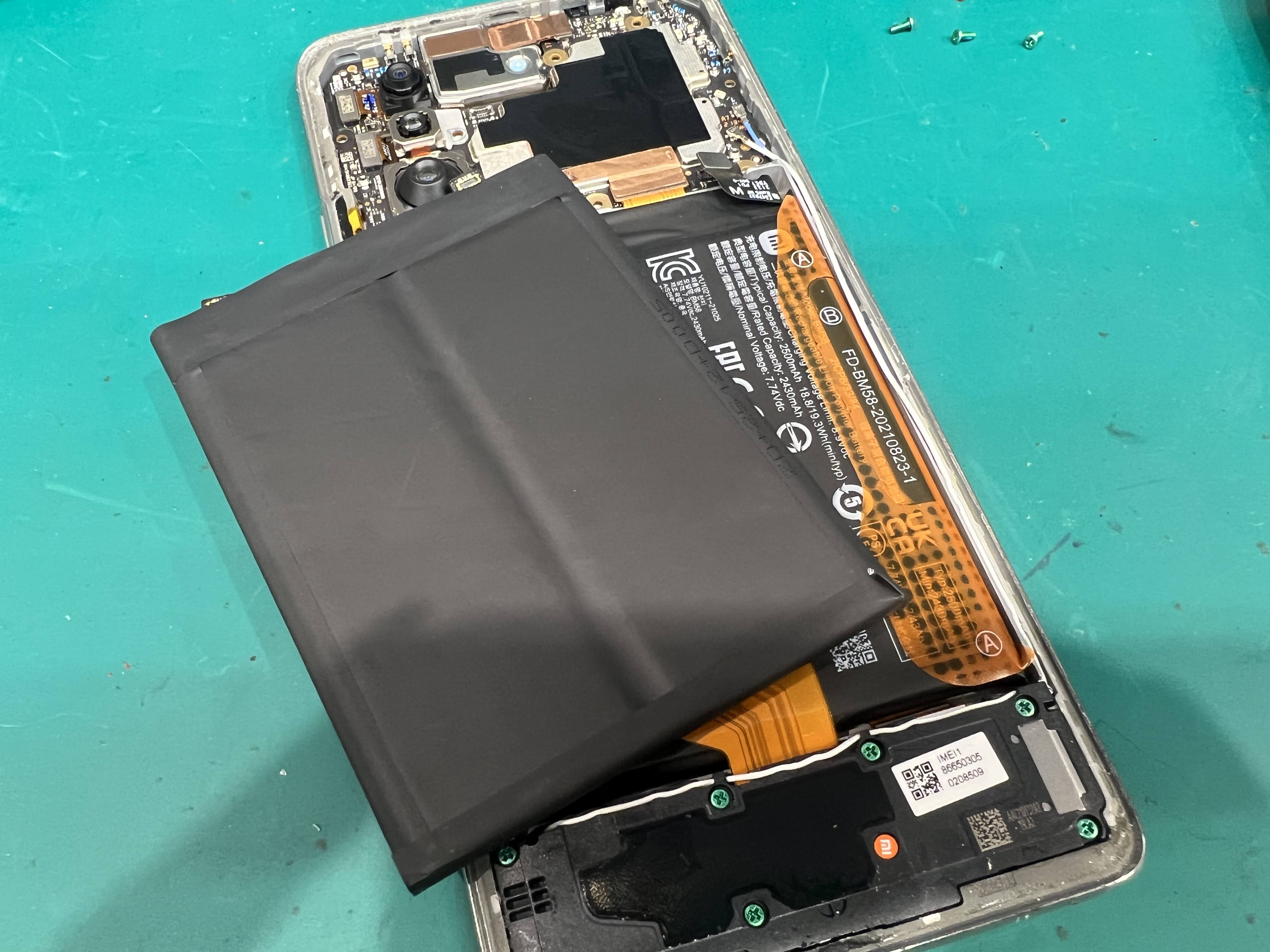 Xiaomi11TPro（シャオミ11ティープロ）充電が持たない？バッテリー交換で快適動作に復旧！