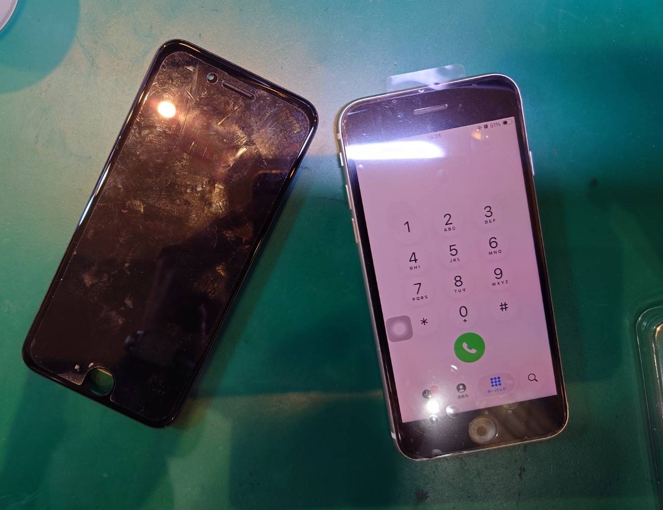 水分が入って画面のタッチが効かなくなった…iPhone SE3 画面交換を行いました【スマホ修理工房荻窪タウンセブン店】