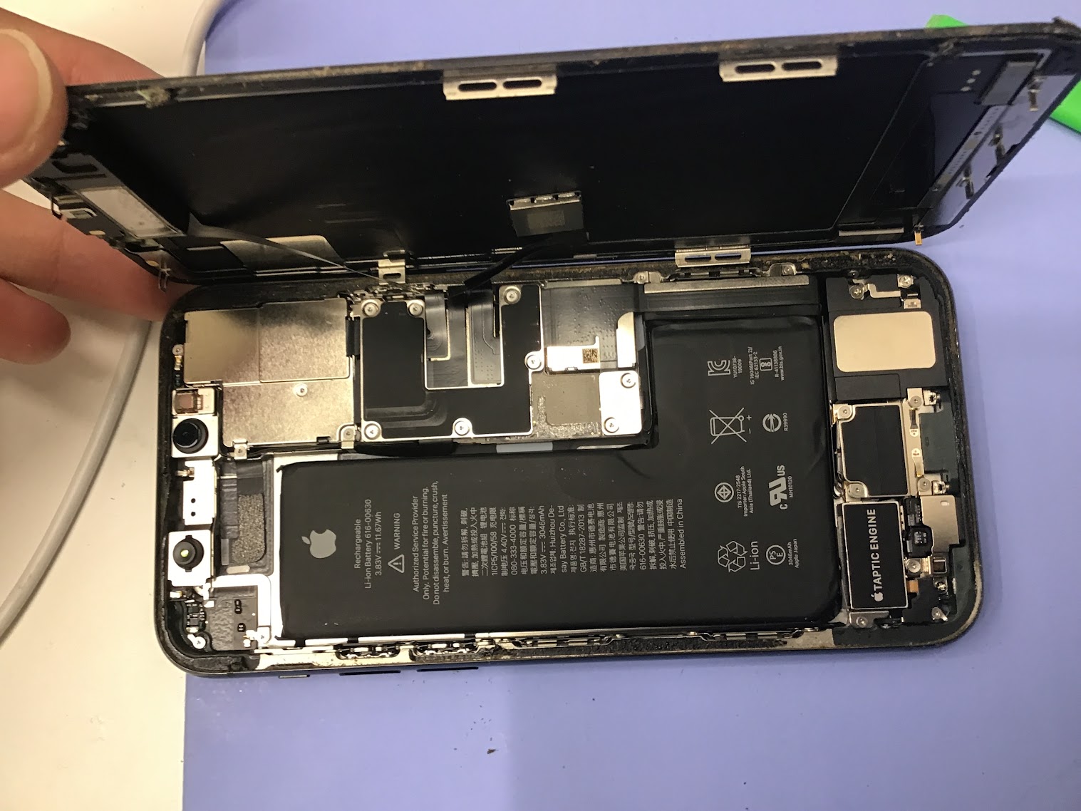 iPhoneX 修理　データをそのまま・最短即日修理のスマホ修理工房八王子オクトーレ店にご相談ください！