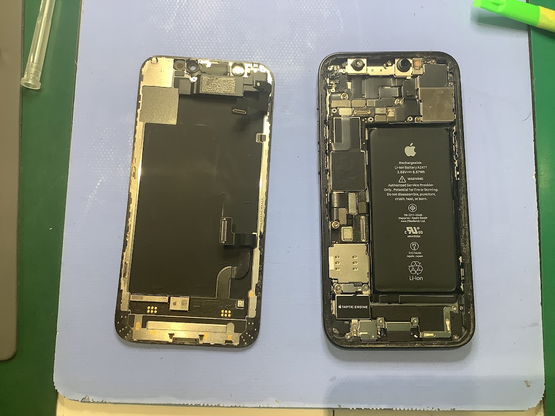 iPhone12miniならデータをそのまま・最短即日修理のスマホ修理工房ラザウォーク甲斐双葉店へ