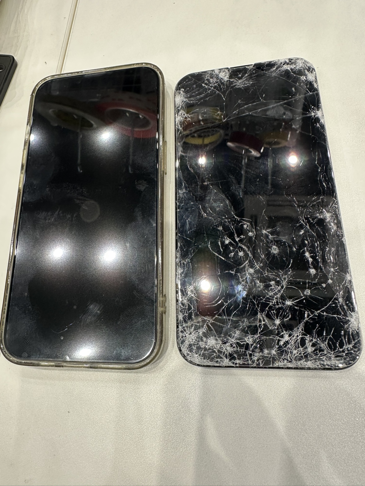 iPhone 14（アイフォン）の画面割れはスマホ修理工房イオンモール福岡店で即日修理可能です！