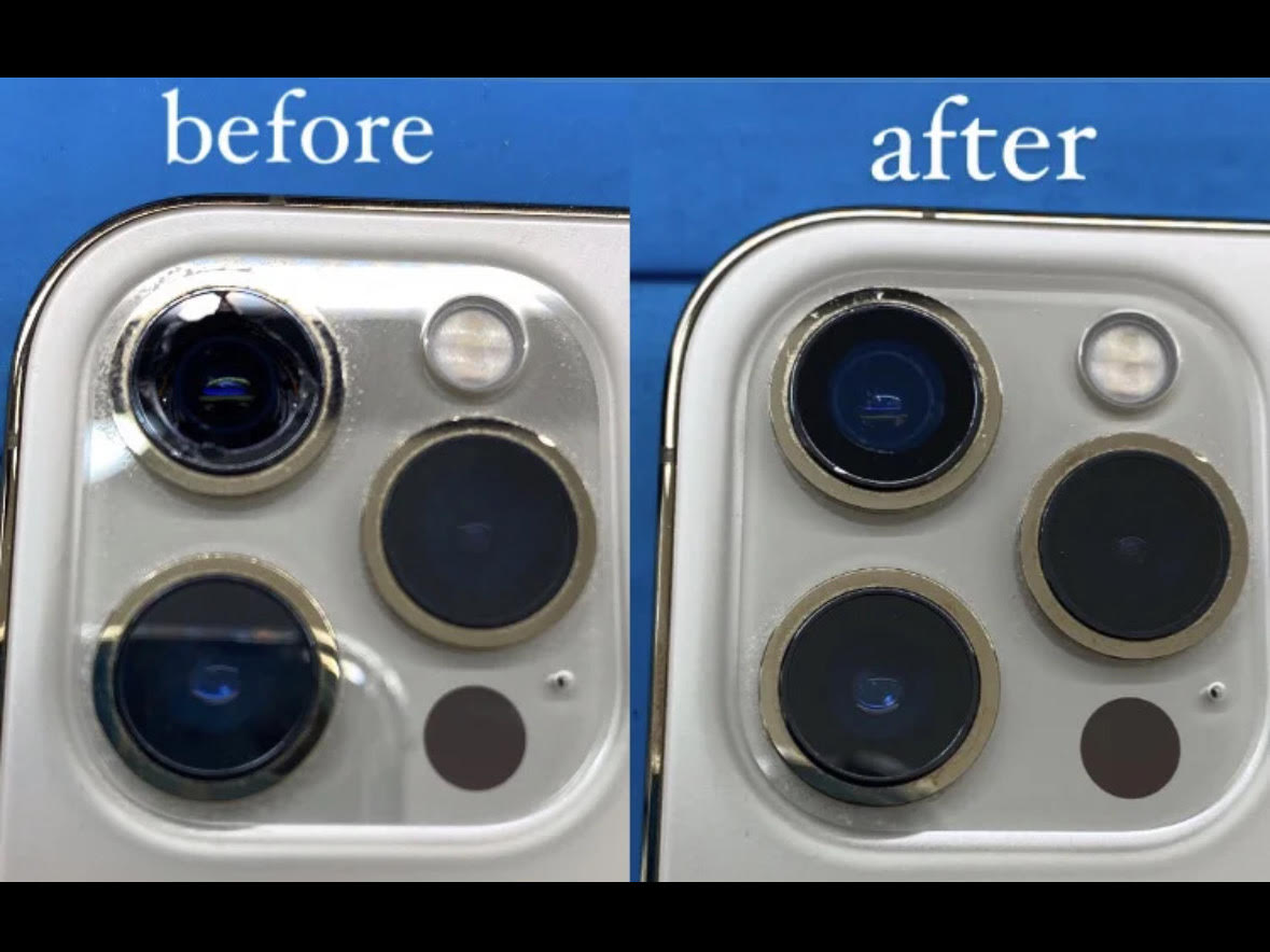iPhoneのカメラレンズ修理ならスマホ修理工房富山グリーンモール山室店へお任せください☆