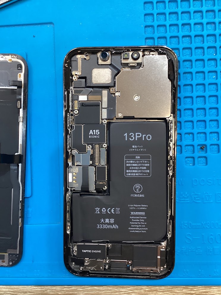 iPhone13Proのバッテリー交換ならデータをそのまま・最短即日修理のスマホ修理工房町田モディ店へ！