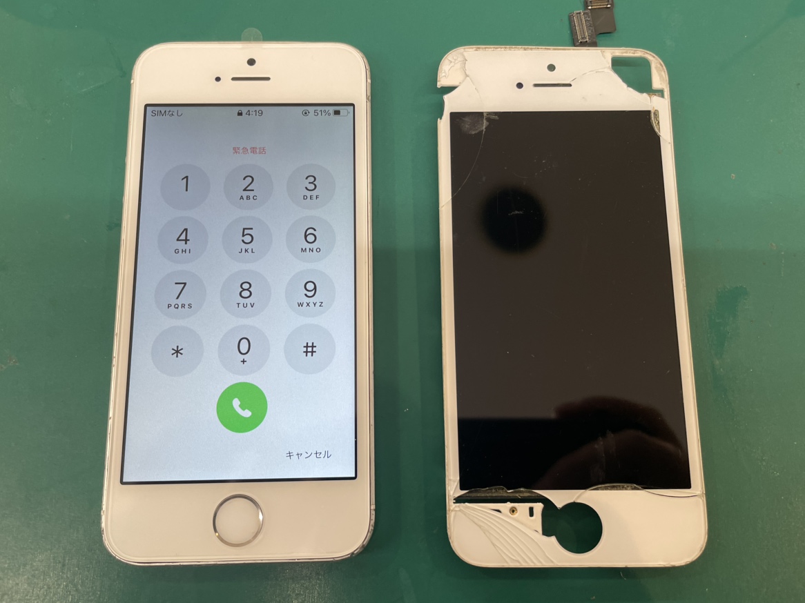 iPhoneSEの画面交換も対応可能です！