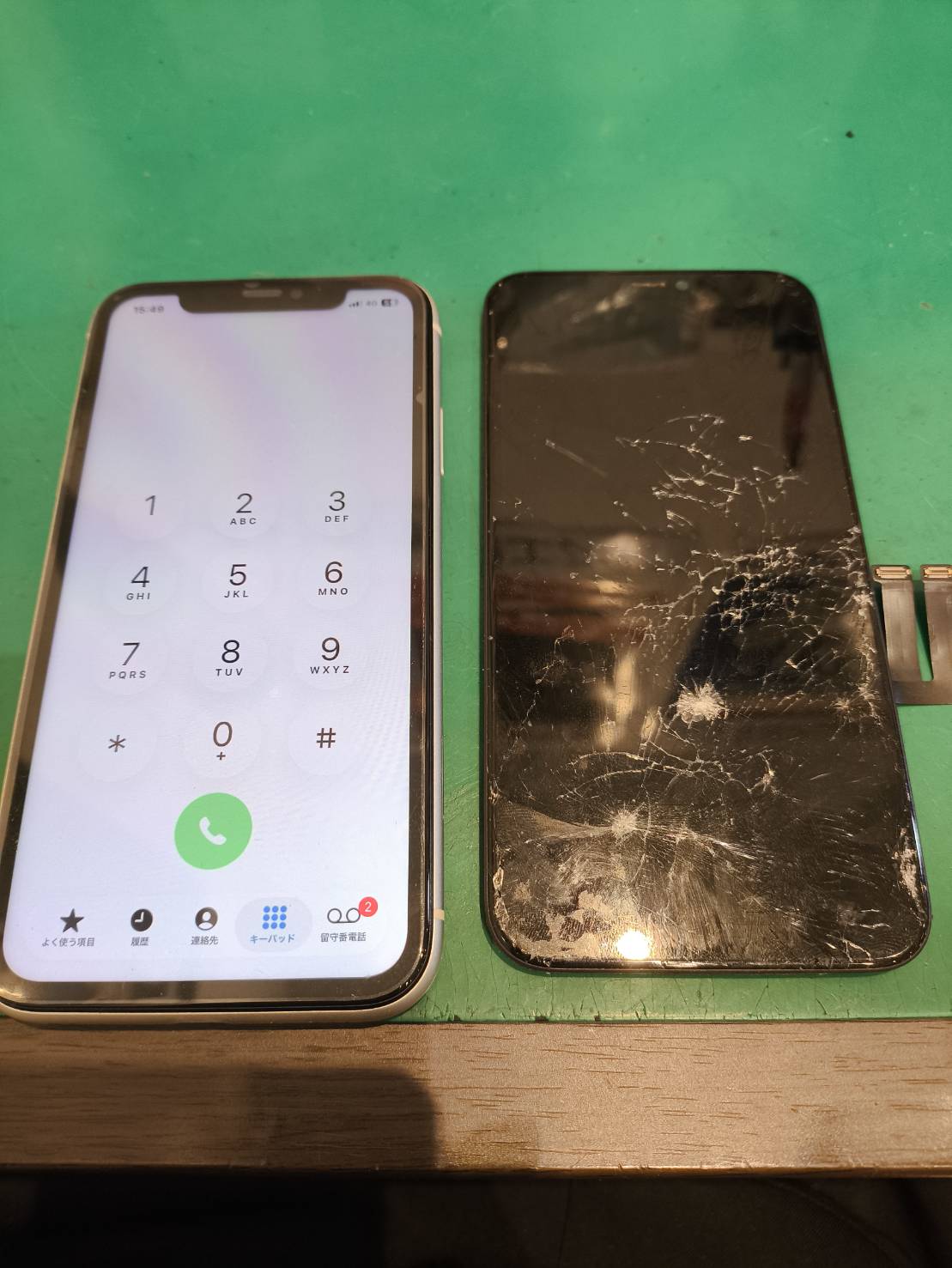 iPhone11Proの液晶画面パネル交換【スマホ修理工房京王アートマン店】