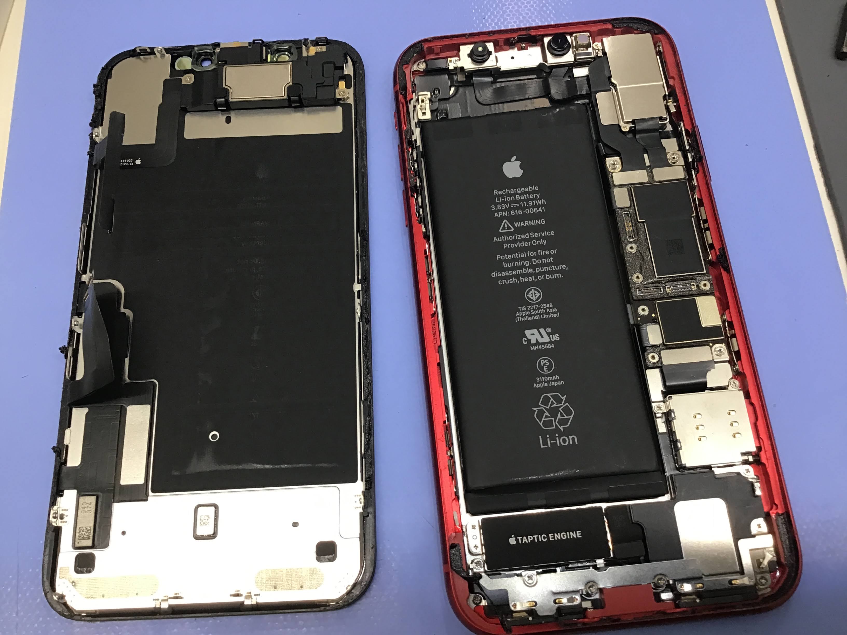 iPhoneXRバッテリー交換　データそのまま・最短即日修理のスマホ修理工房　町田店にご相談ください！！