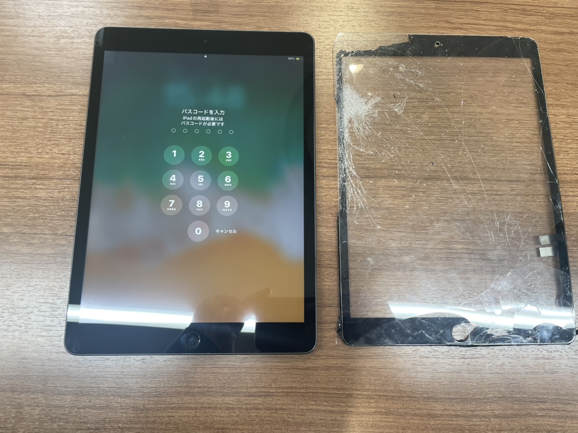 iPad9　画面割れ修理
