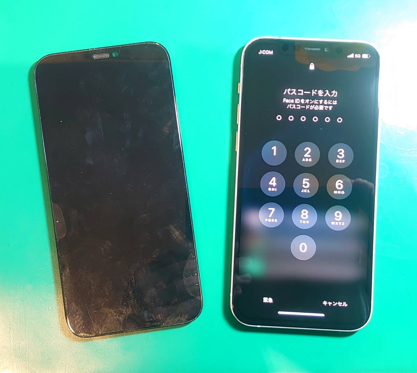 落下で割れたiPhone 12の画面を交換しました✨【スマホ修理工房 調布パルコ店】