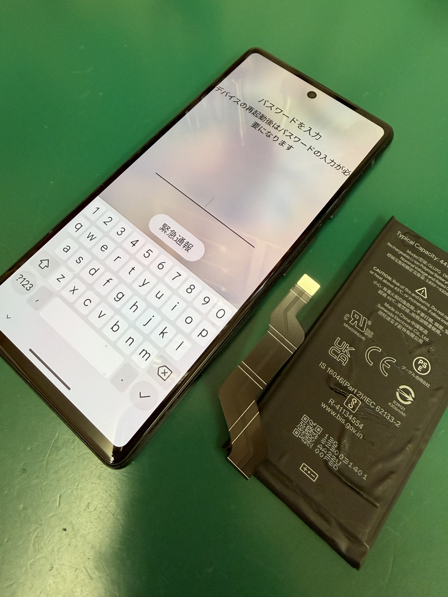 ピクセル電池交換【スマホ修理工房熊谷店】