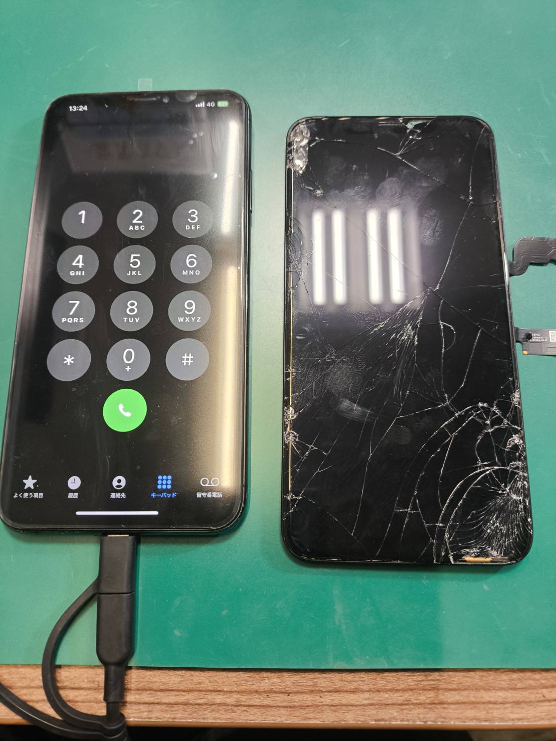 iPhone XsMaxの液晶画面交換【スマホ修理工房京王アートマン店】