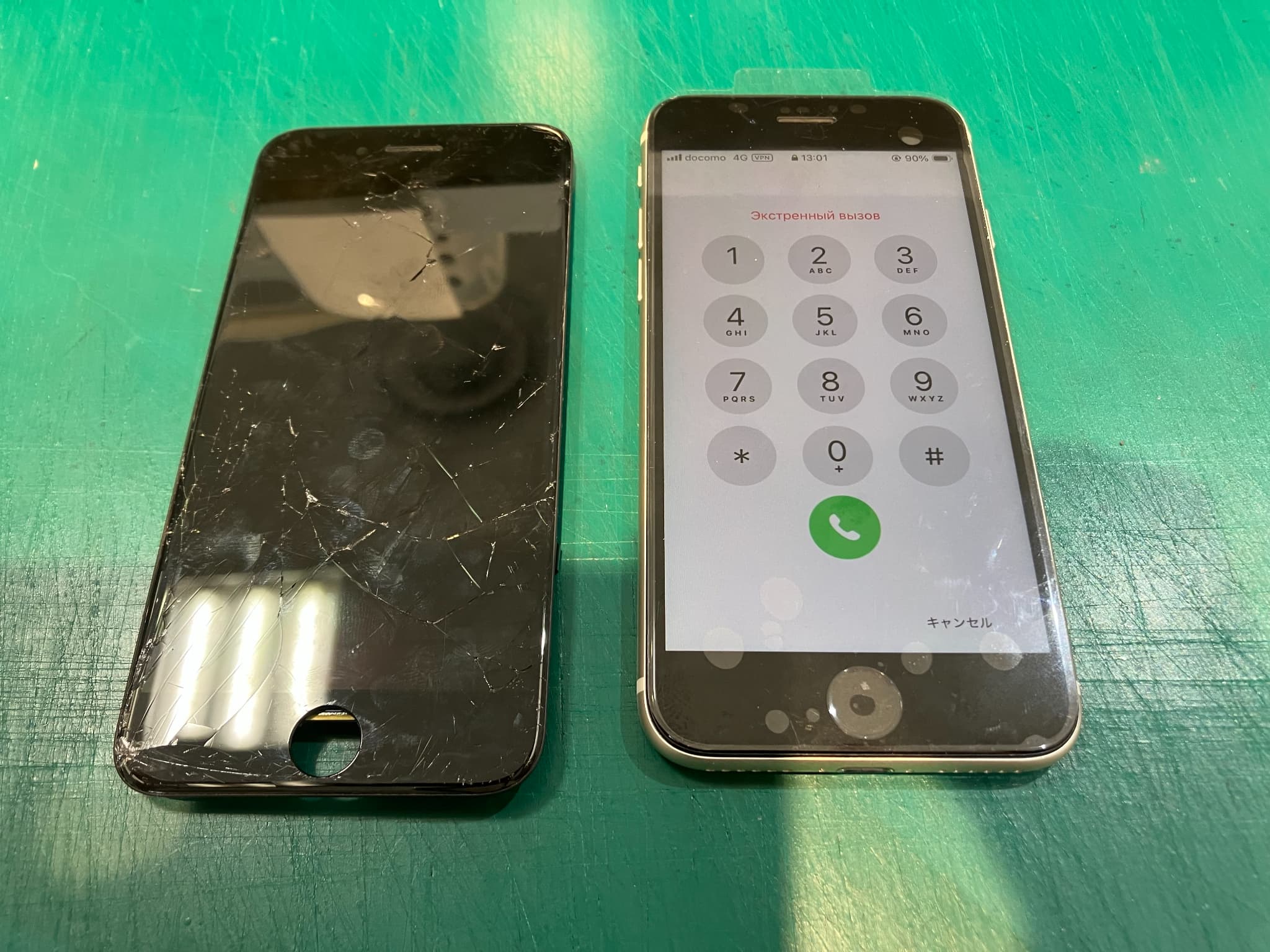 iPhone SE3の割れてしまった画面の交換修理をいたしました　-スマホ修理工房浦和パルコ店-