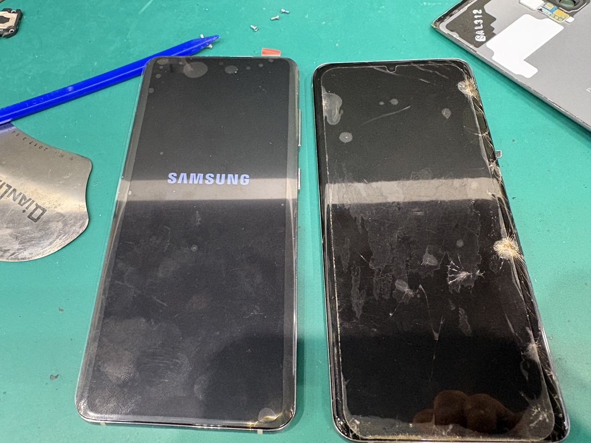 GalaxyS20【ギャラクシー】画面が壊れてる！Androidの画面修理もお任せ！