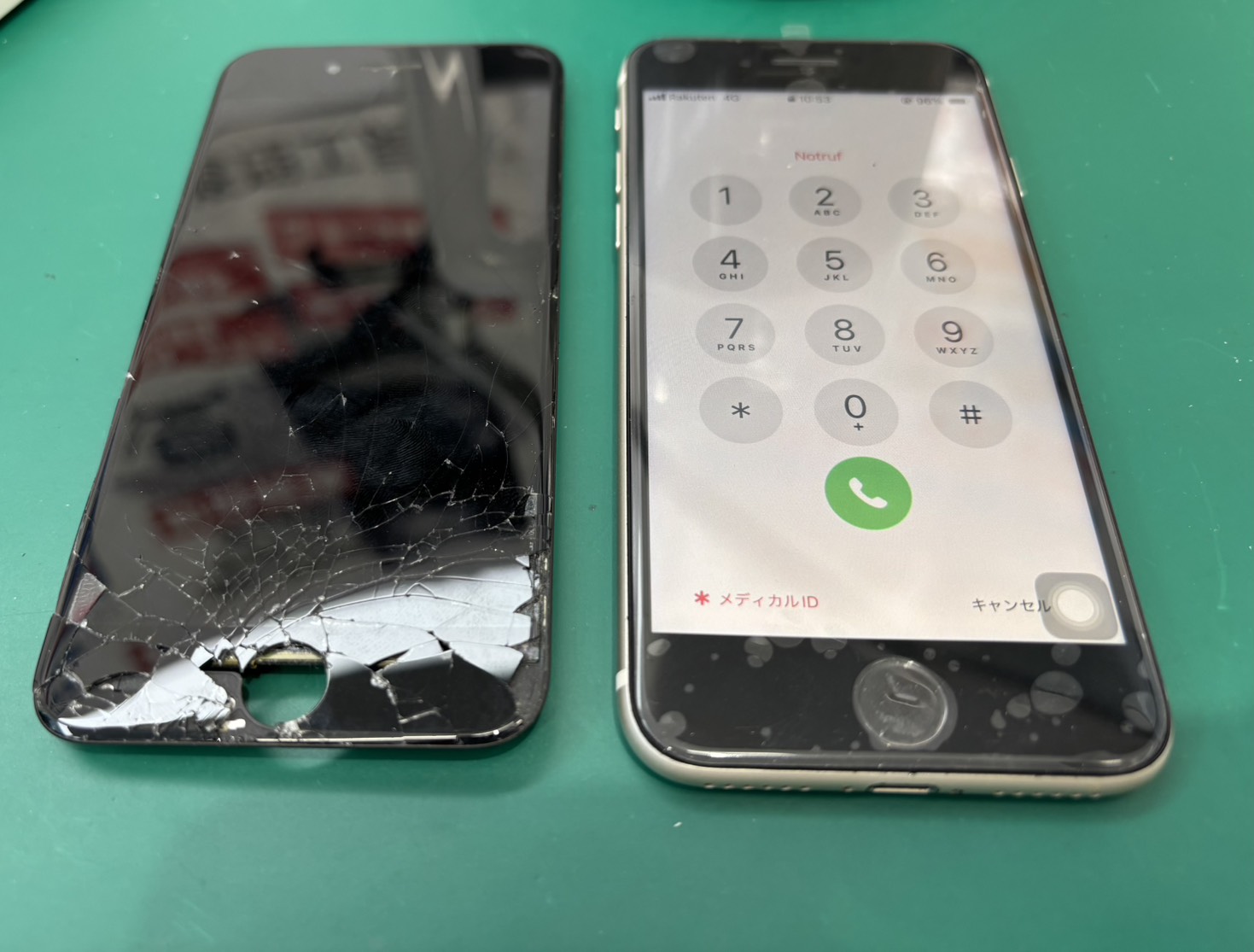 iPhone se2（アイフォン エスイーツー）の画面交換修理！！【スマホ修理工房新百合丘オーパ店】