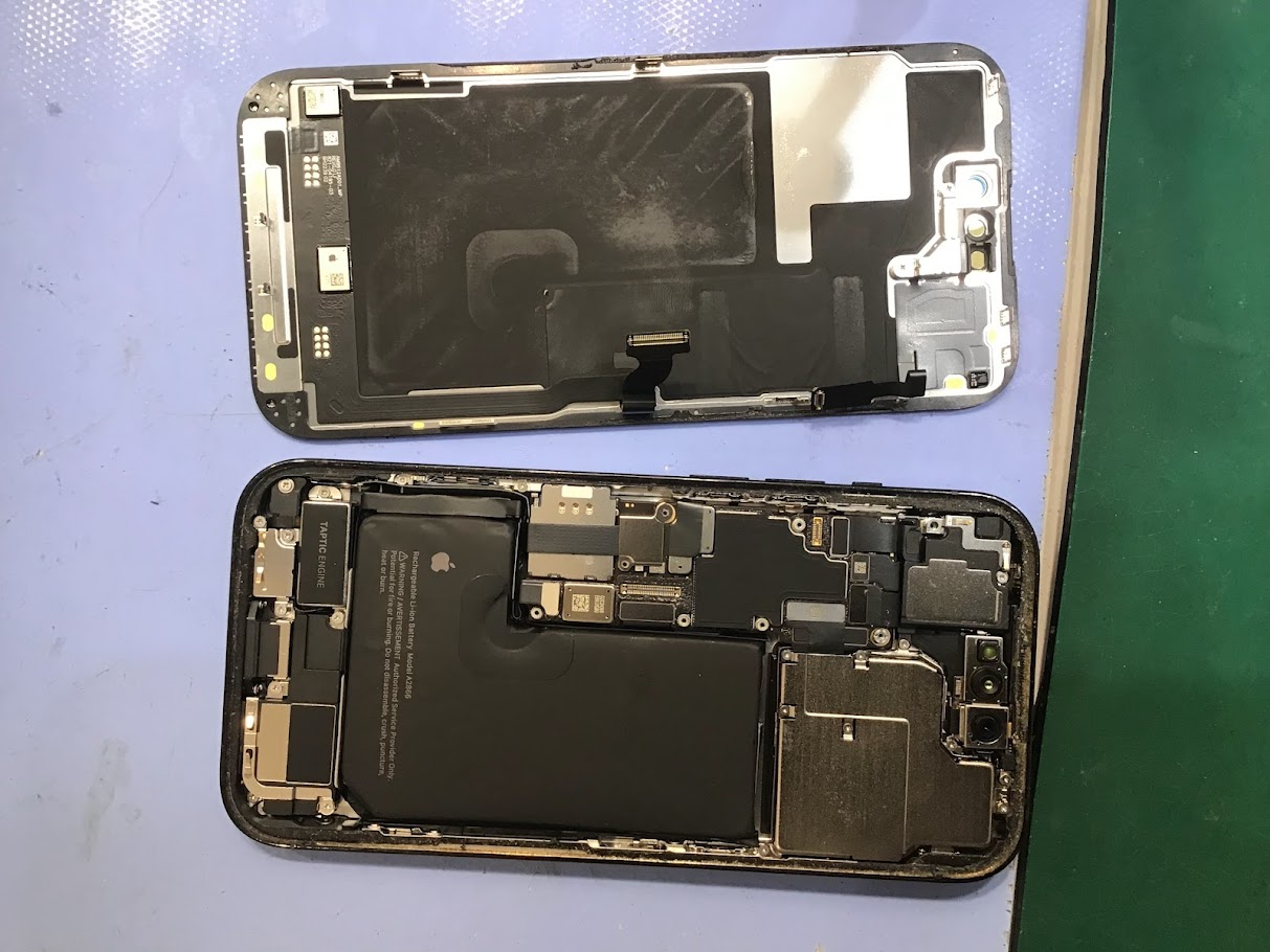 iPhone14proの画面交換ならデータそのまま修理可能なスマホ修理工房グランデュオ蒲田店へ！