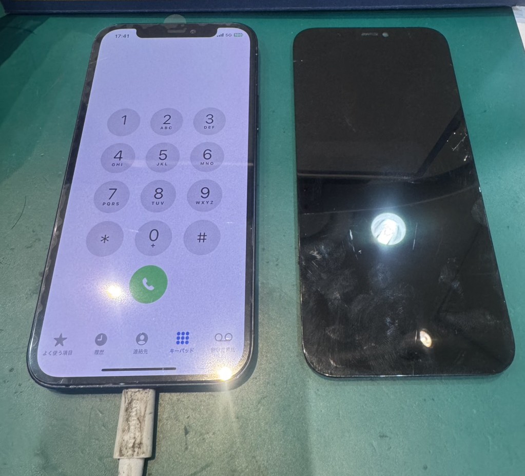 落としてしまい操作不可に...iPhone 12画面交換【スマホ修理工房荻窪タウンセブン店】