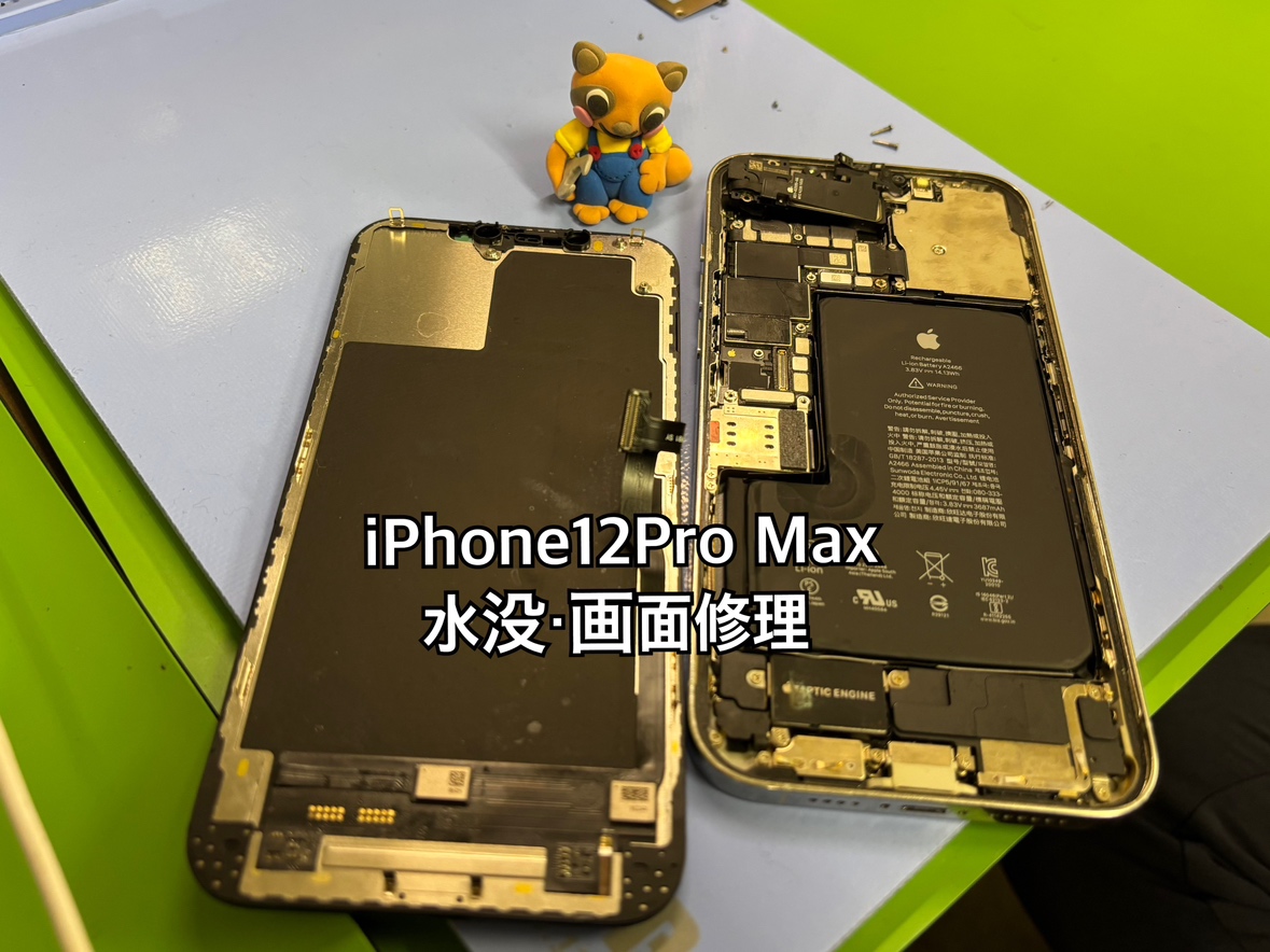 【中央林間店】水没12Pro MAX