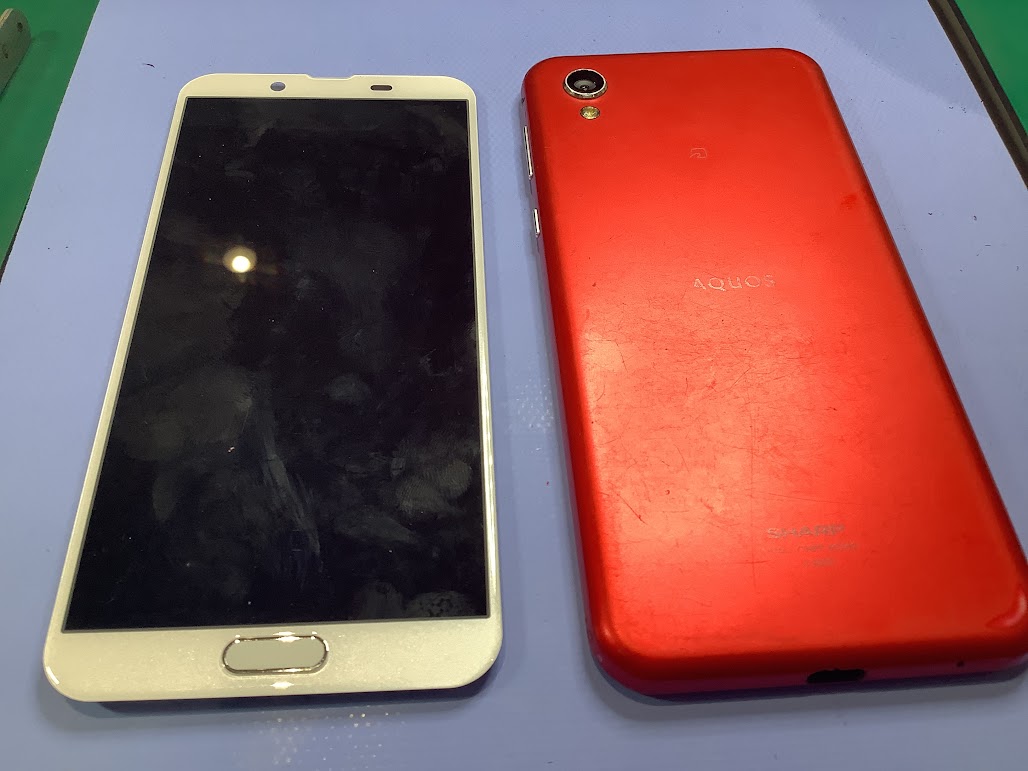 AQUOSsense2の画面交換ならデータをそのまま・最短即日修理のスマホ修理工房秋津店へ