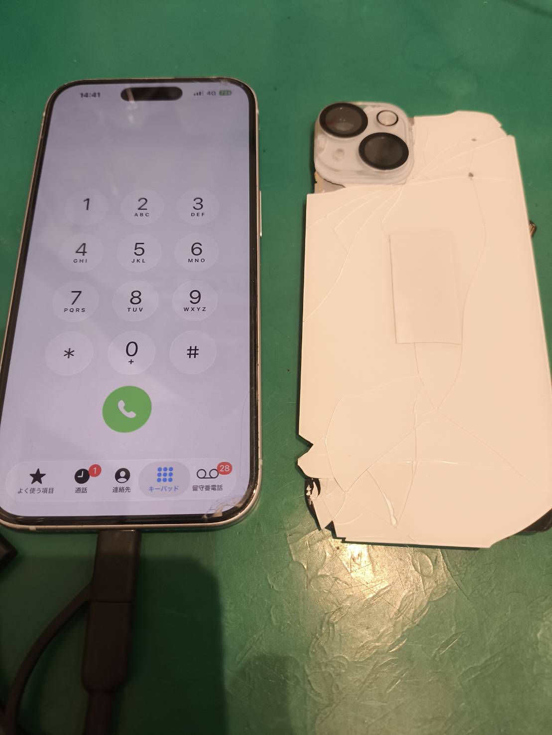 iPhone 15（アイフォン 15）の背面パネル交換修理！！【スマホ修理工房新百合丘オーパ店】