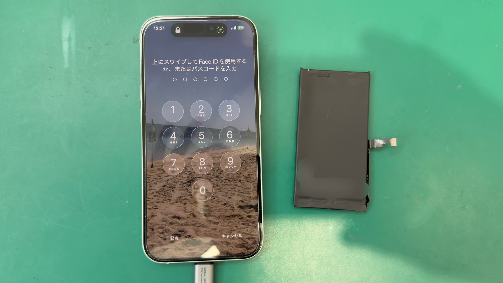 iPhone15(アイフォーン15)バッテリー劣化による電池交換【登戸・向ケ丘遊園店】