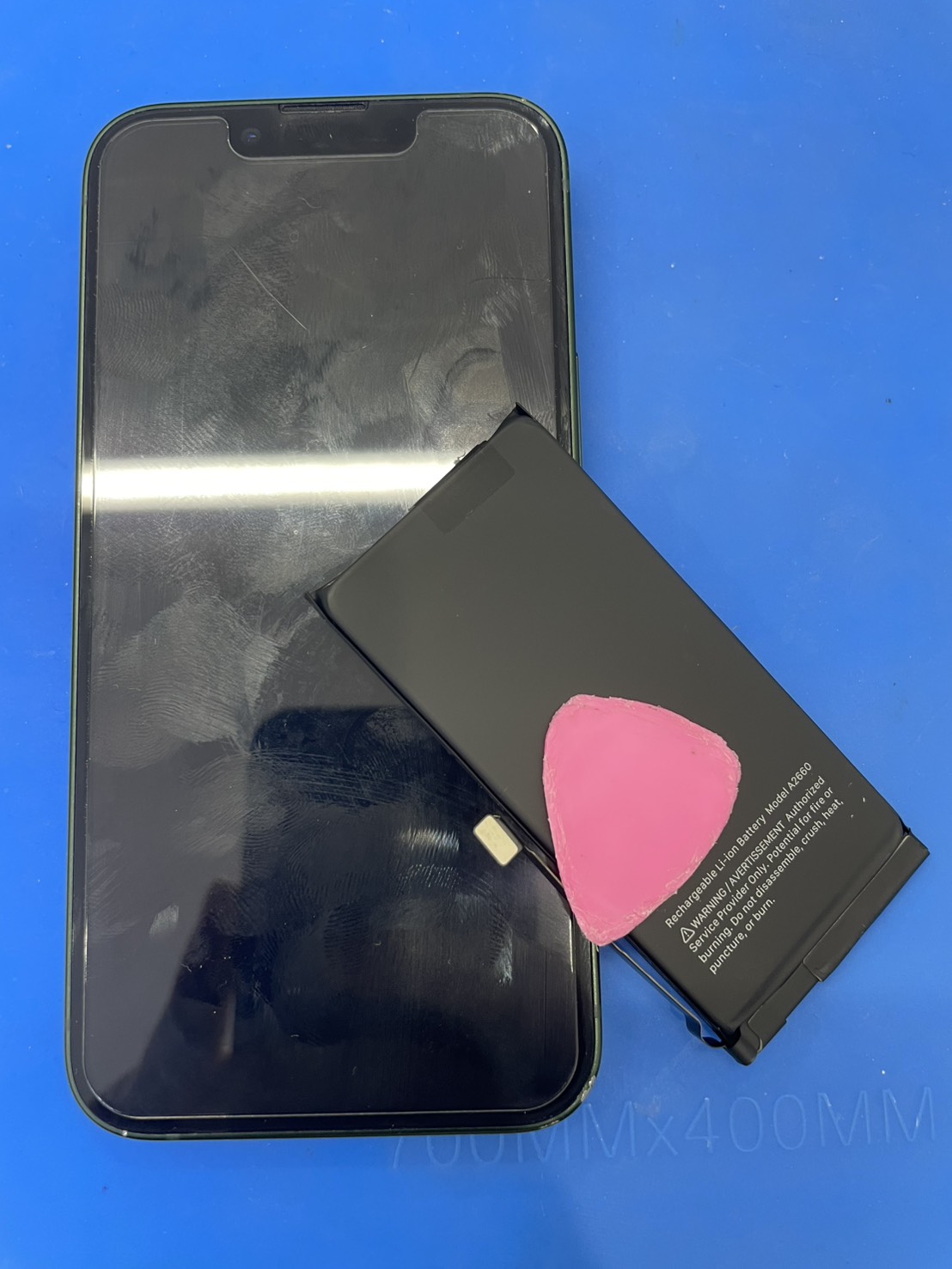 iPhoneSE3バッテリー交換の修理を承りました-スマホ修理工房和光市駅北口店-